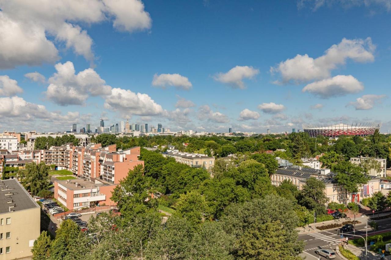 Superapart Saska 48A, Sleek 6Th-Floor Studio With Balcony & Elevator Access Varşovia Exterior foto